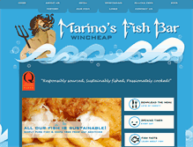Tablet Screenshot of marinosfishbar.com